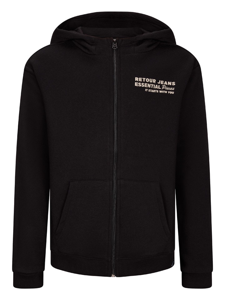 Retour Bluza "Asher" w kolorze czarnym rozmiar: 122/128