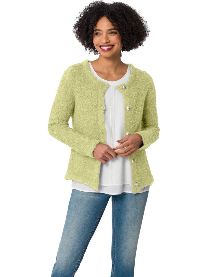 Heine Kardigan w kolorze zielonym rozmiar: 38