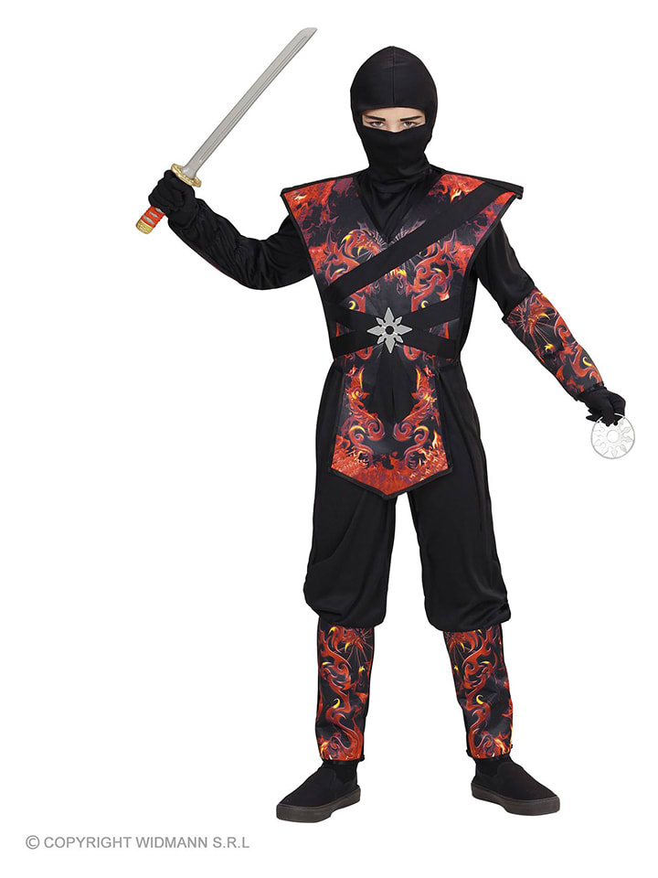 Carnival Party 2-częściowy kostium w kolorze czerwono-czarnym rozmiar: 158