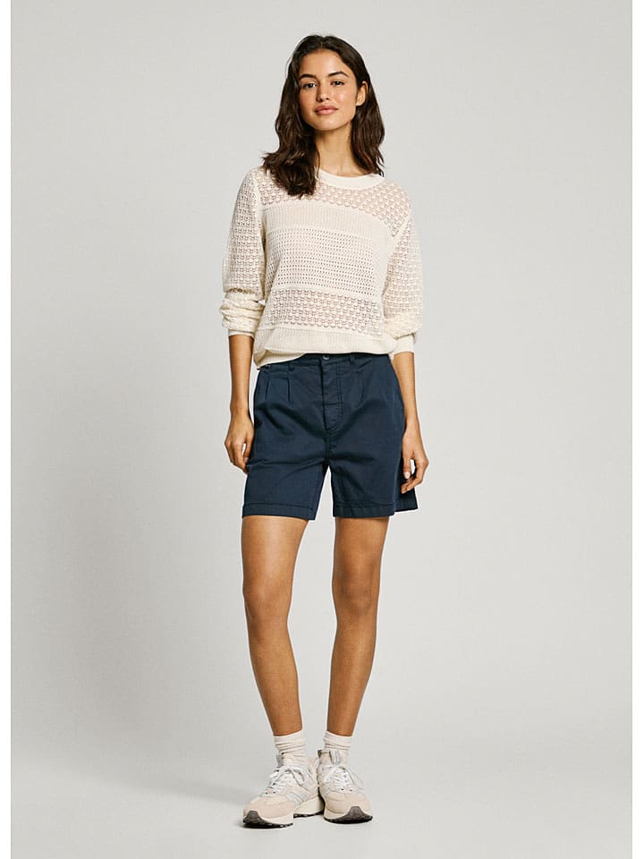 Pepe Jeans Szorty "Vania" w kolorze granatowym rozmiar: S