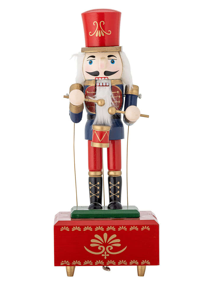 Bloomingville Pozytywka "Waltz" w kolorze czerwonym - 22 x 27 x 20 cm rozmiar: onesize