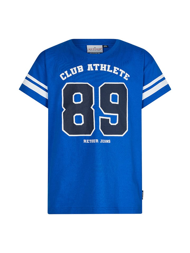 Retour Koszulka "Chester" w kolorze niebieskim rozmiar: 158/164