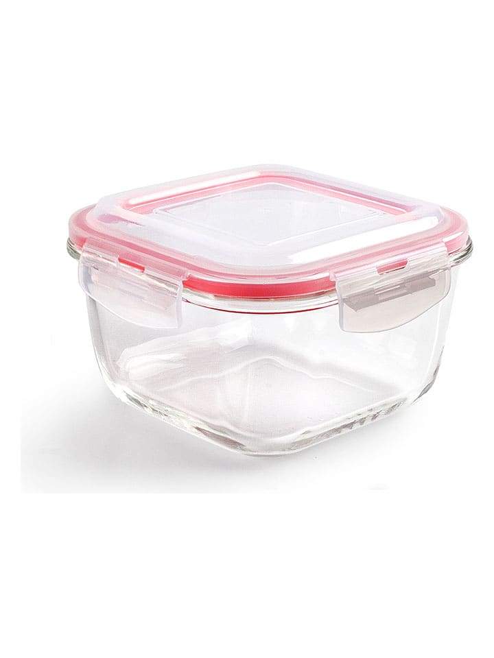 Ibili Pojemnik w kolorze czerwonym - 1 l rozmiar: onesize