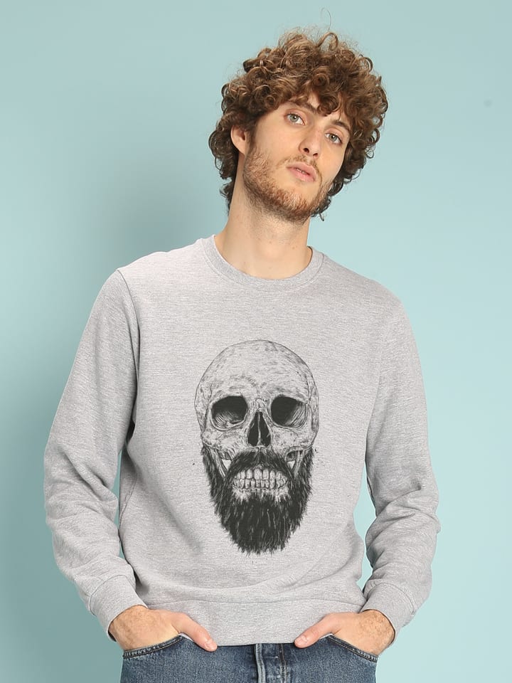 WOOOP Bluza "Hipster Barber" w kolorze szarym rozmiar: XL