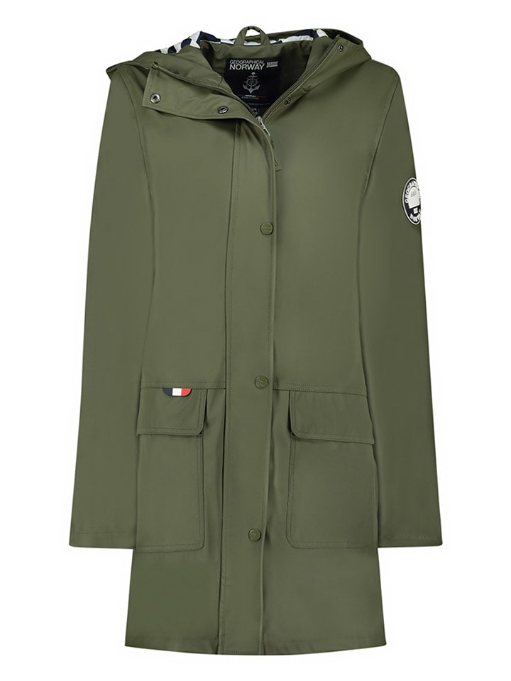 Geographical Norway Parka "Curieuse" w kolorze khaki rozmiar: L