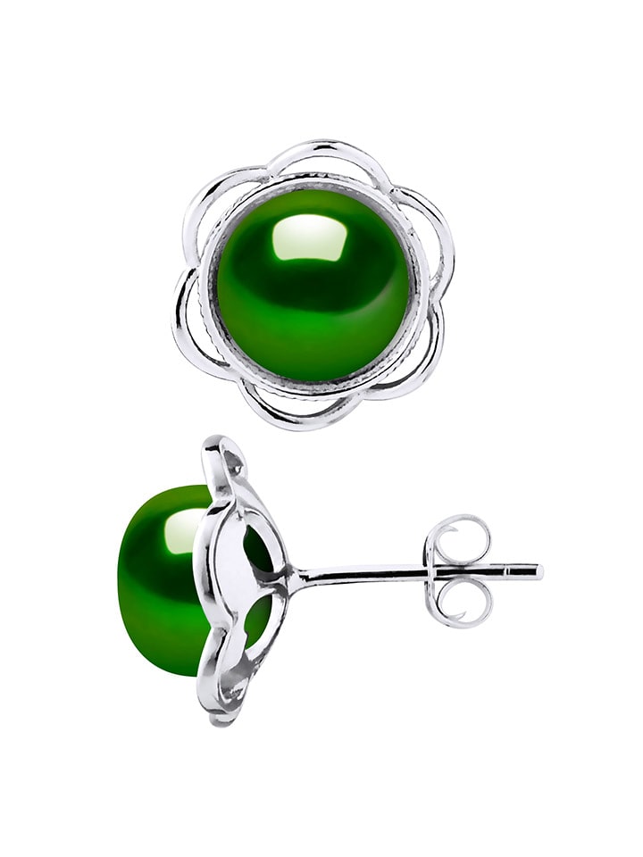 Mitzuko Srebrne kolczyki-wkrętki z perłami rozmiar: onesize