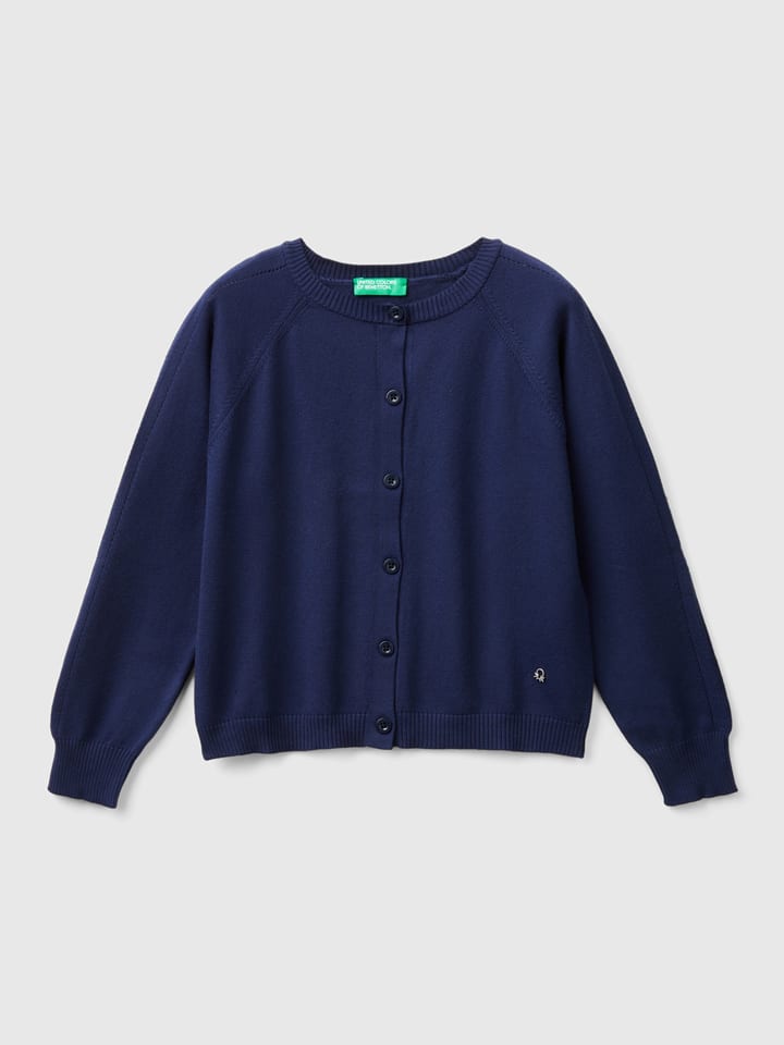Benetton Kardigan w kolorze granatowym rozmiar: 130
