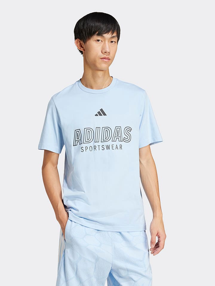 adidas Koszulka w kolorze błękitnym rozmiar: 3XL