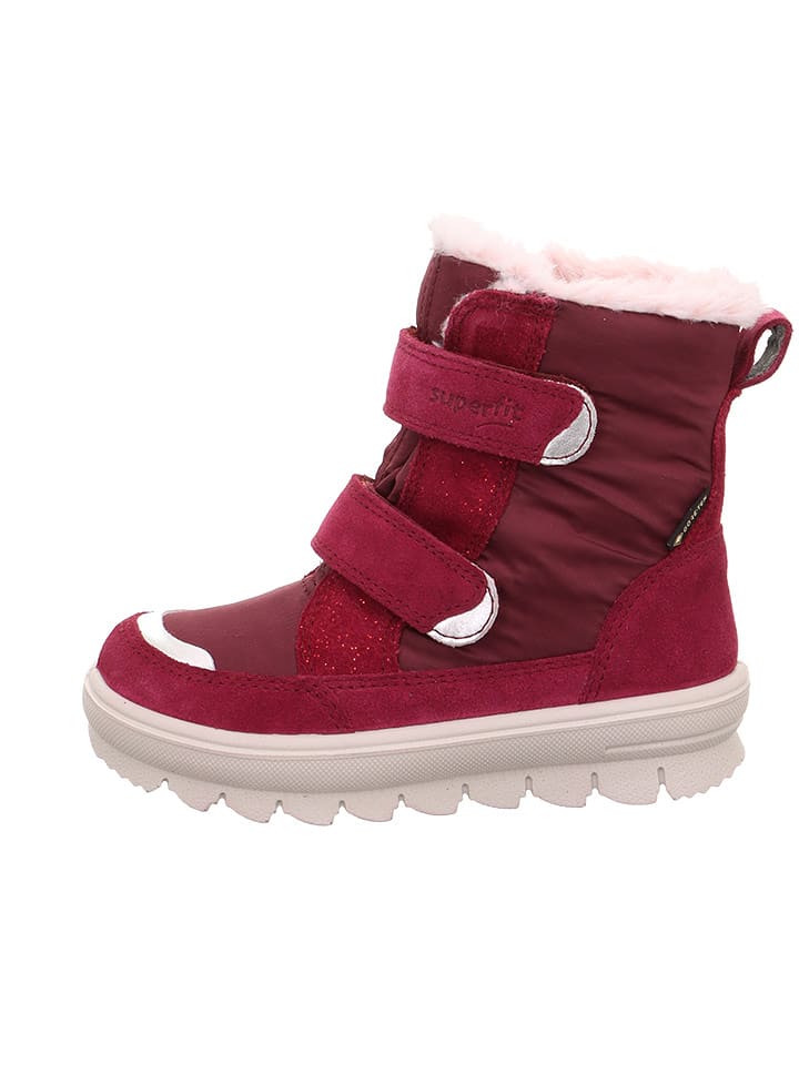 superfit Kozaki zimowe "Flavia" w kolorze ciemnoczerwonym rozmiar: 30