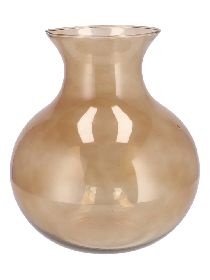 daan kromhout Wazon "Mira" w kolorze beżowym - wys. 27 x Ø 25 cm rozmiar: onesize