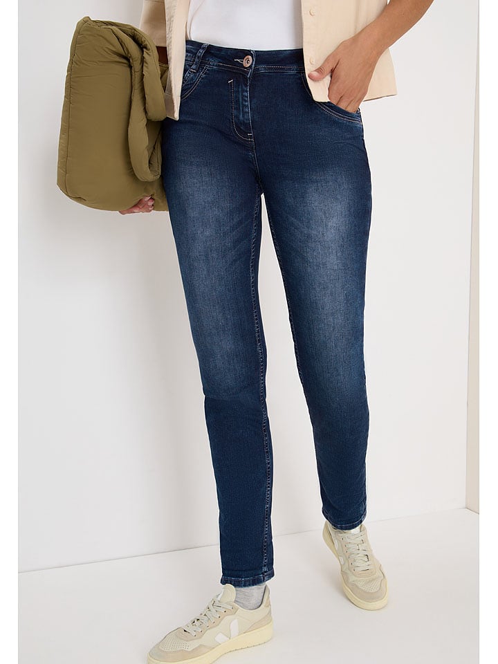 Cecil Dżinsy - Slim fit - w kolorze granatowym rozmiar: W30/L32