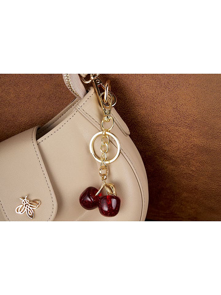 Lucky Bees Zawieszka w kolorze złoto-czerwonym rozmiar: onesize