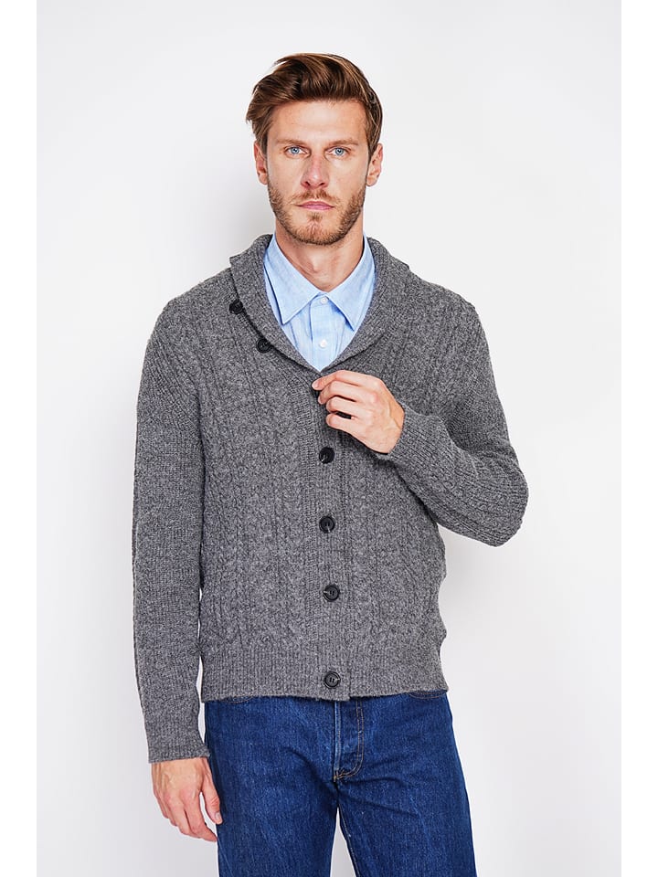 William de Faye Kardigan w kolorze szarym rozmiar: 48