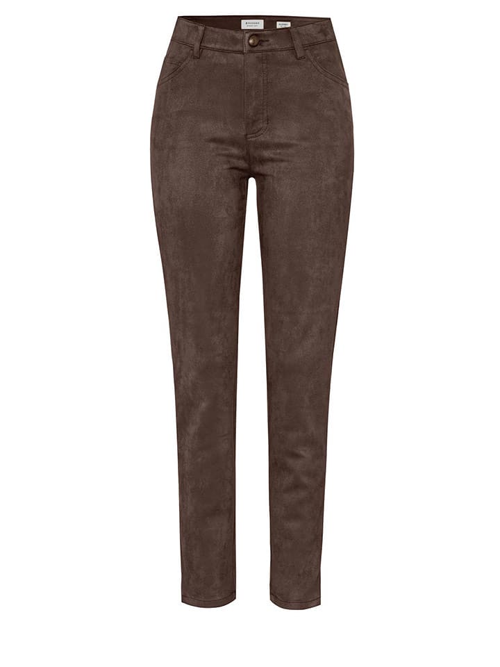 Rosner Spodnie "Audrey" w kolorze ciemnobrązowym rozmiar: 38/L30