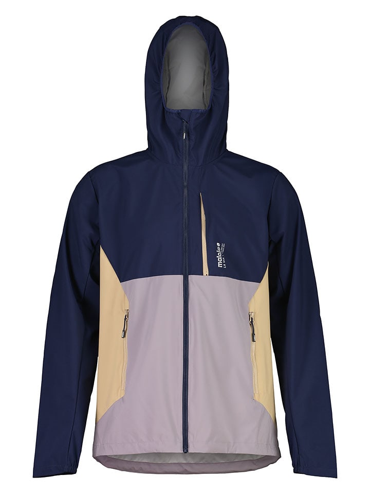 Maloja Kurtka softshellowa "WolanM." w kolorze fioletowo-granatowym rozmiar: S