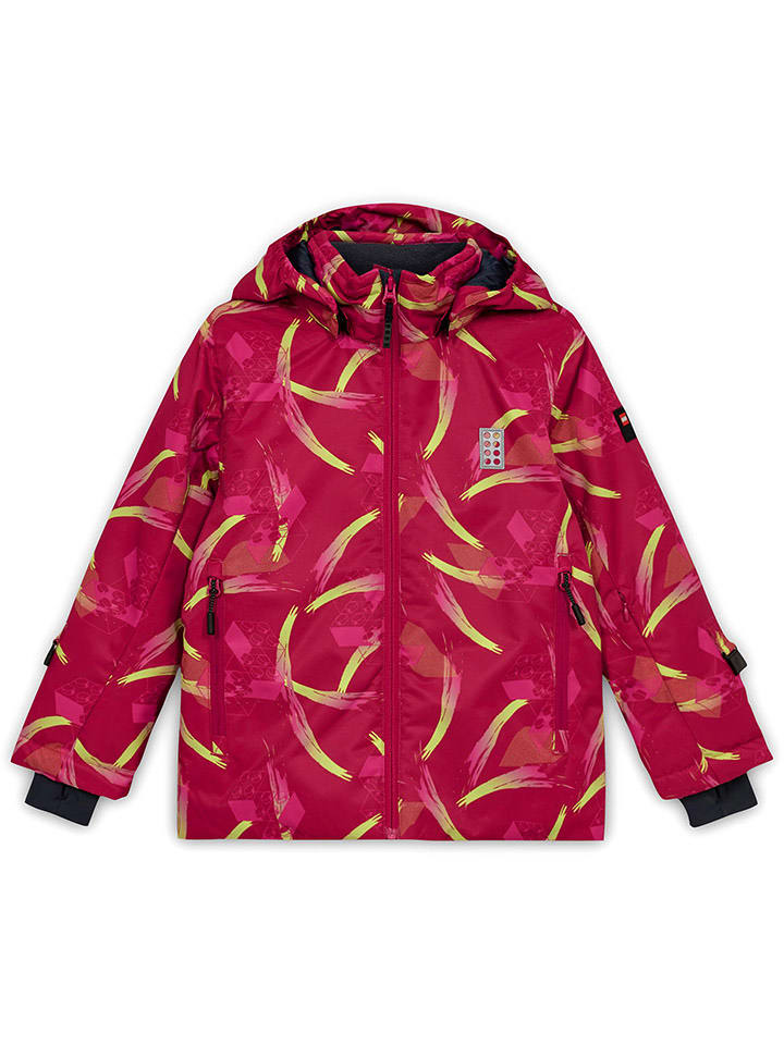 LEGO Kurtka narciarska "Jad 800" w kolorze czerwonym rozmiar: 152