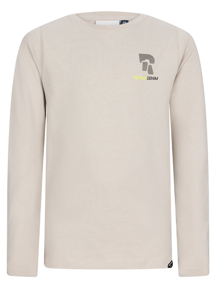 Retour Koszulka "Florian" w kolorze beżowym rozmiar: 134/140