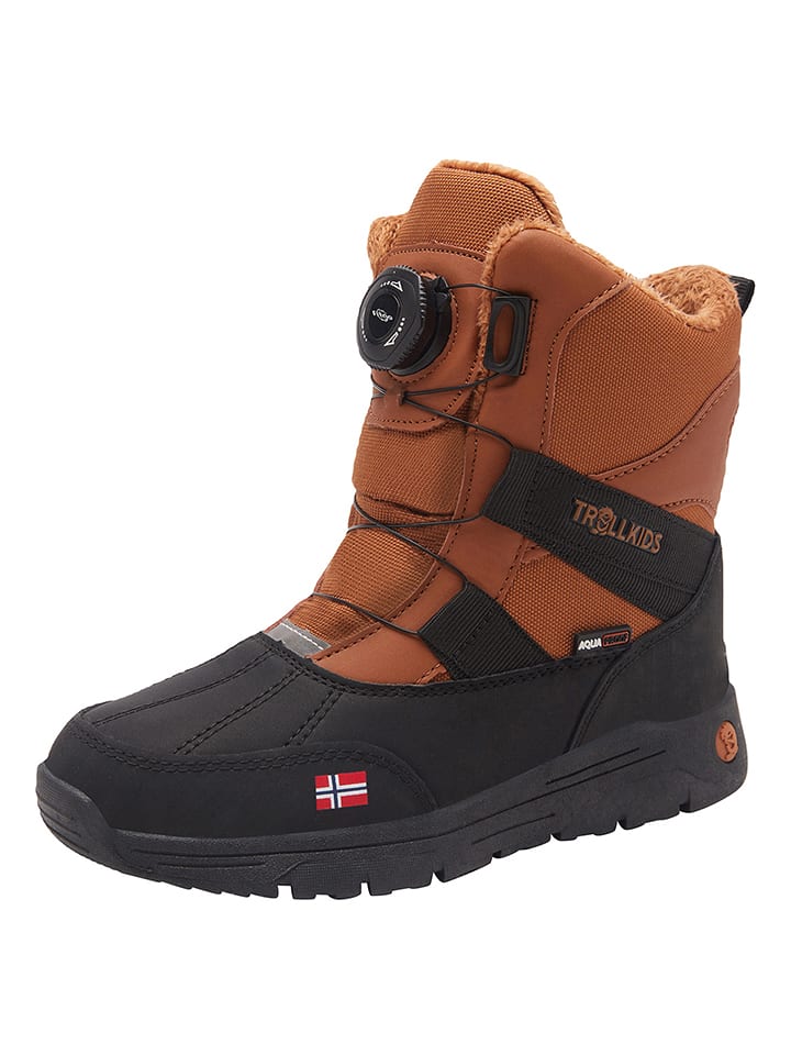Trollkids Botki zimowe "Narvik XT" w kolorze jasnobrązowym rozmiar: 30