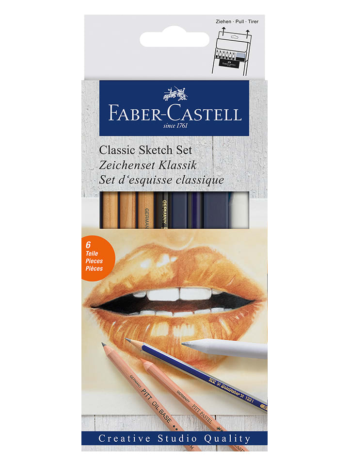 Faber-Castell 6-częściowy zestaw 'Klassik" rozmiar: onesize