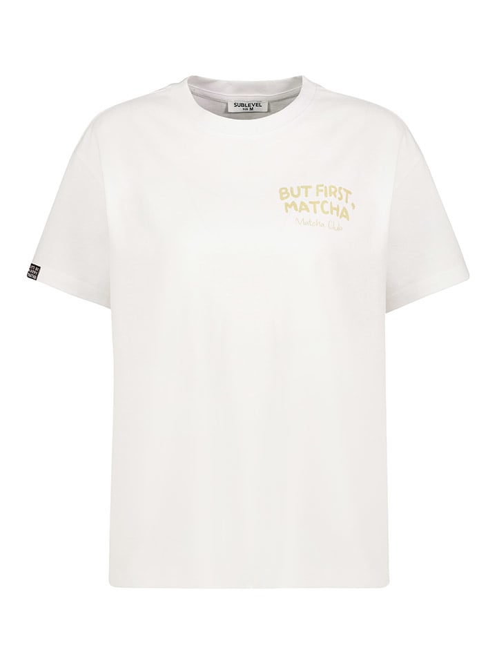 Sublevel Koszulka w kolorze białym rozmiar: L