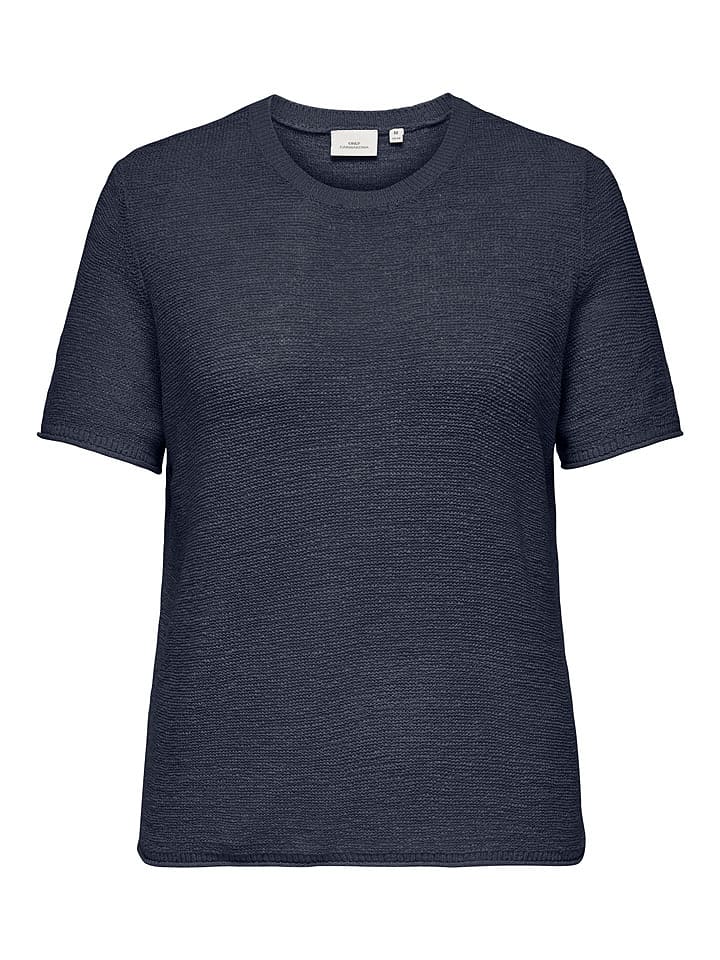 ONLY Carmakoma Koszulka w kolorze granatowym rozmiar: S-42/44