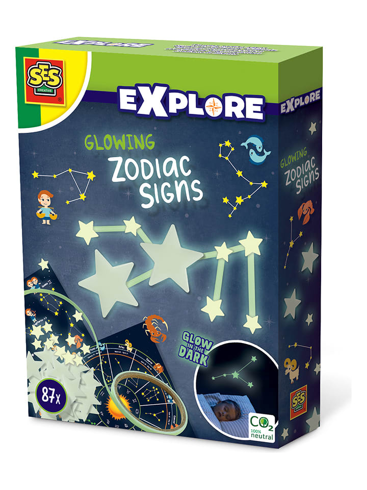 SES Zestaw świecących naklejek - 5+ rozmiar: onesize