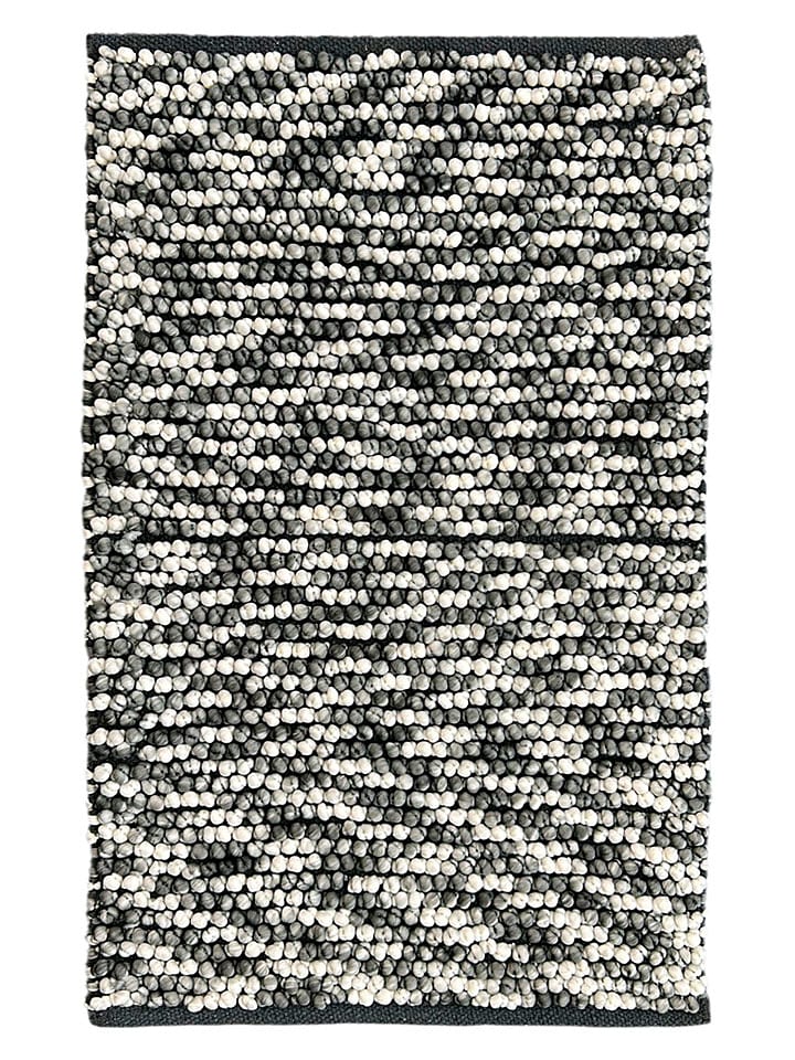 Zo!Home Dywanik łazienkowy "Zola" w kolorze antracytowo-białym rozmiar: 60x100 cm