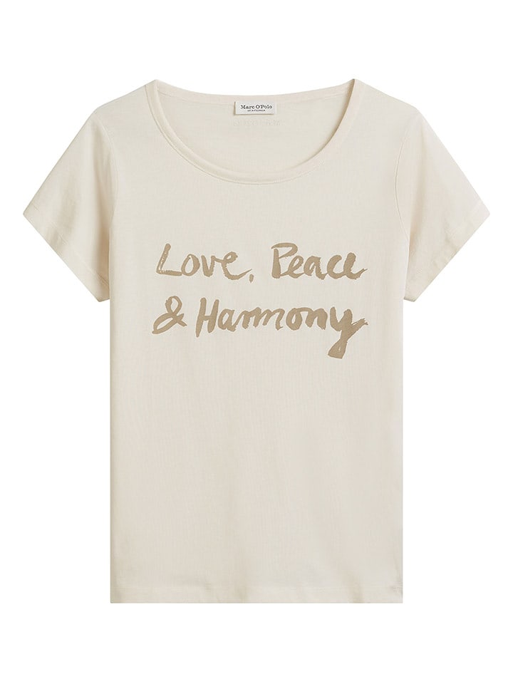 Marc O´Polo Koszulka w kolorze kremowo-beżowym rozmiar: S