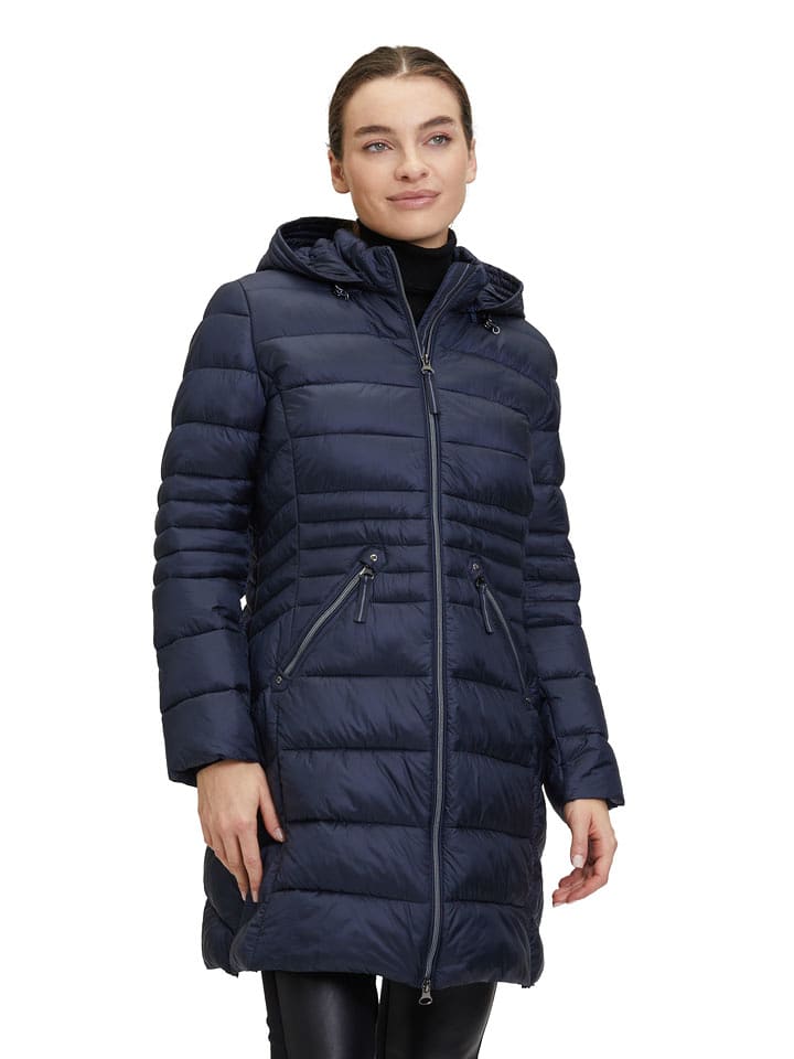 Betty Barclay Płaszcz pikowany w kolorze granatowym rozmiar: 40