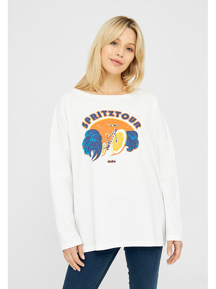 Derbe Koszulka w kolorze białym rozmiar: XS