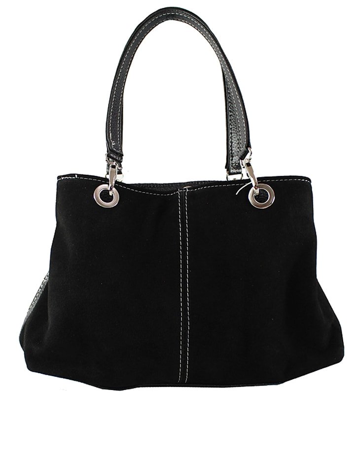 ORE10 Skórzana torebka w kolorze czarnym - 32 x 20 x 14 cm rozmiar: onesize