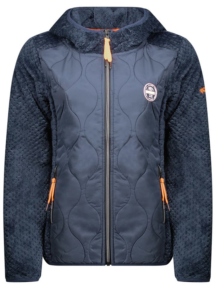 Geographical Norway Kurtka polarowa "Torsade" w kolorze granatowym rozmiar: M