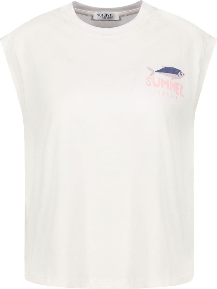 Sublevel Koszulka w kolorze białym rozmiar: L