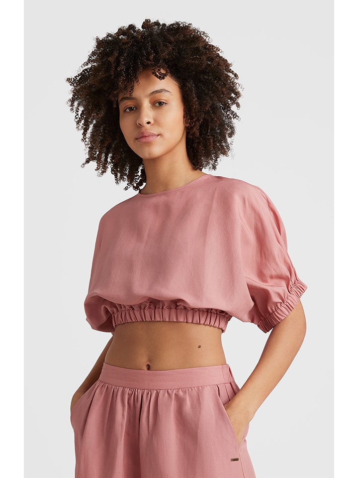 O'Neill Koszulka "Tidda" w kolorze jasnoróżowym rozmiar: S