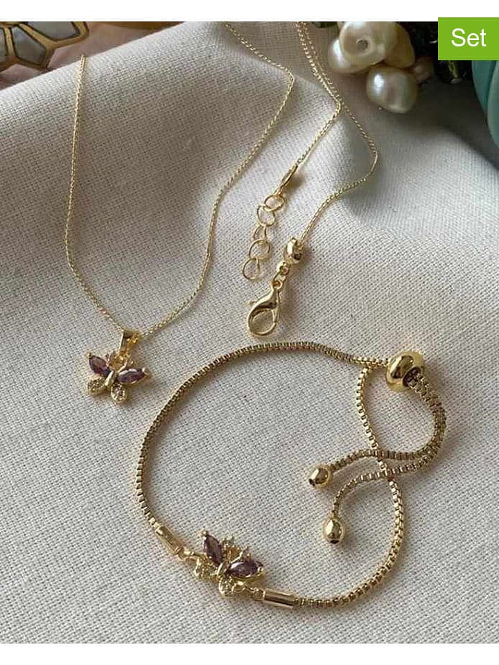 Luseera 2-częściowy zestaw biżuterii rozmiar: onesize