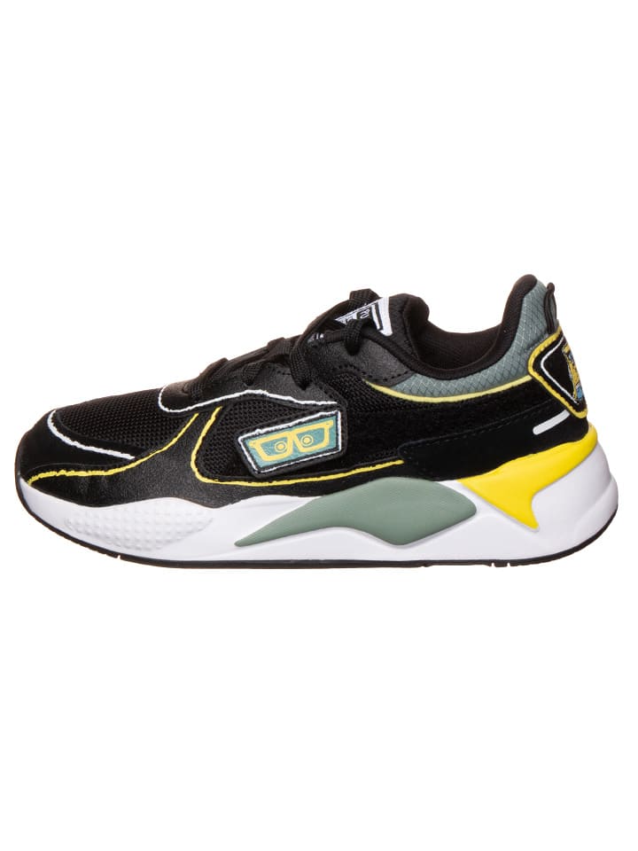 Puma Sneakersy "RS-X Spongebob PS" w kolorze czarno-żółto-szarym rozmiar: 29