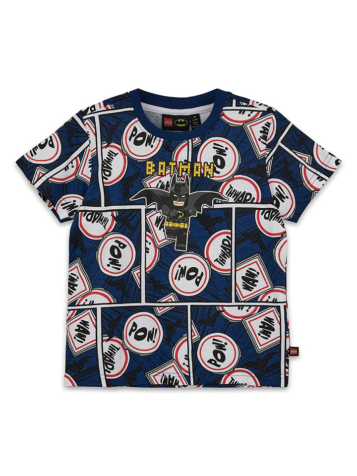 LEGO Koszulka w kolorze granatowo-czerwono-białym rozmiar: 140