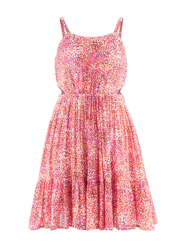 happy girls by Eisend Sukienka w kolorze różowym ze wzorem rozmiar: 158