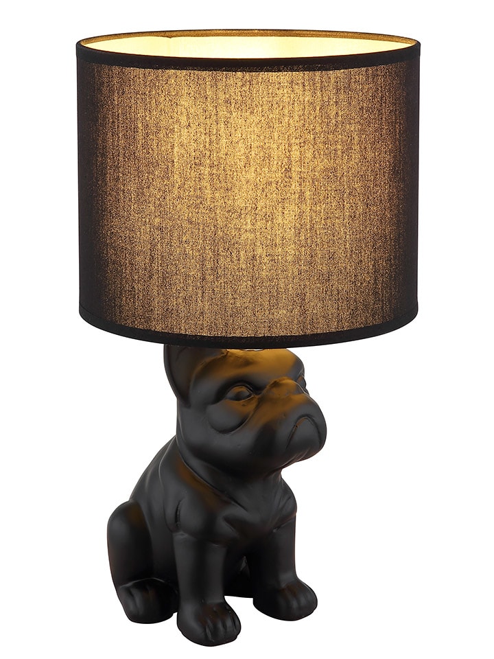 Globo lighting Lampa stołowa "Dogo" w kolorze czarnym - 23,3 x 40 x 22 cm rozmiar: onesize