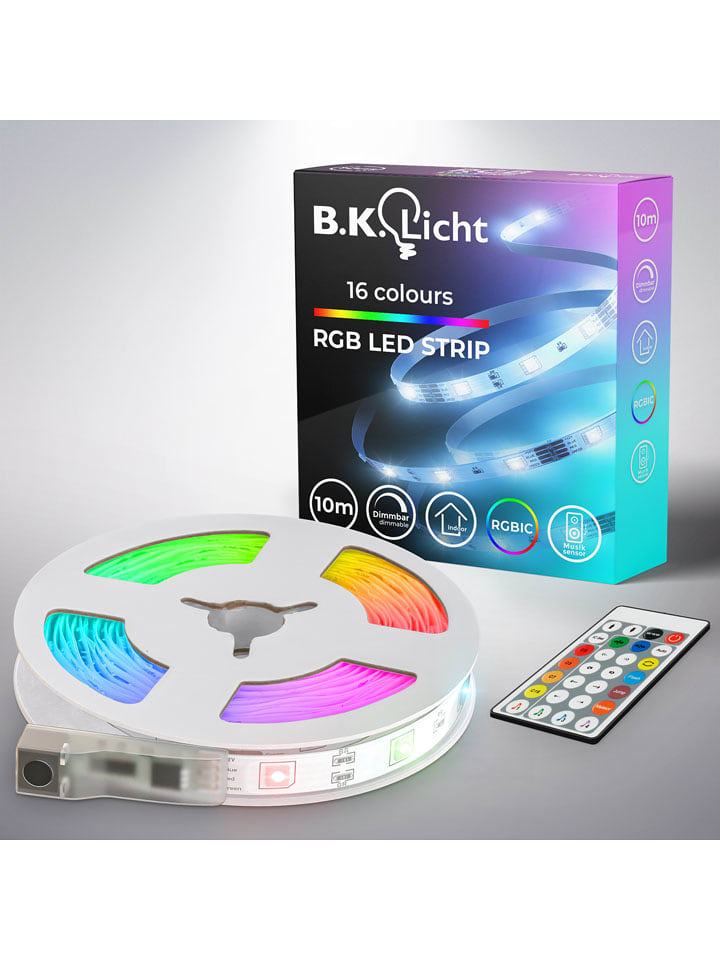 Briloner Listwa RGB-LED w różnych kolorach - dł. 10 m rozmiar: onesize