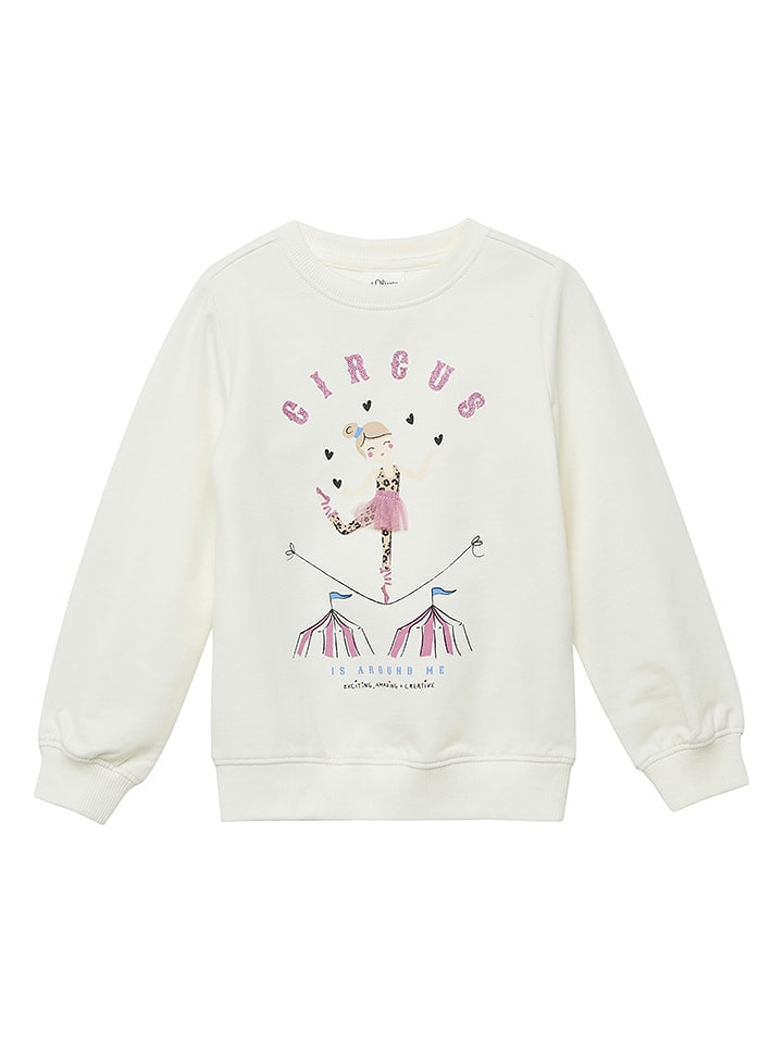 s.Oliver Bluza w kolorze białym rozmiar: 128/134