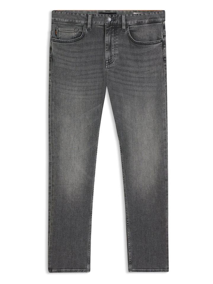 Hugo Boss Orange Dżinsy "Delaware" - Slim fit - w kolorze szarym rozmiar: W40/L34