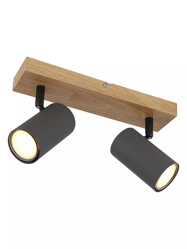 Globo lighting Lampa sufitowa w kolorze szaro-jasnobrązowym - 26 x 6 x 12 cm rozmiar: onesize