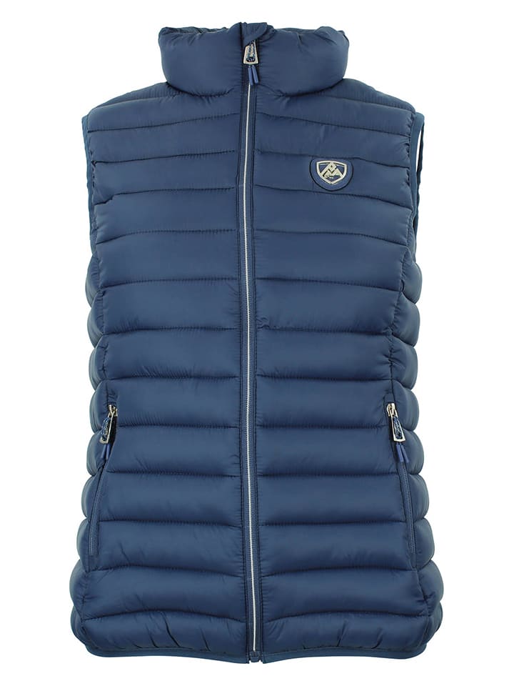 Peak Mountain Kamizelka pikowana "Acoti" w kolorze granatowym rozmiar: M