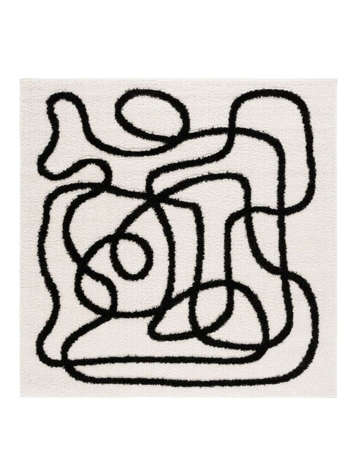 Safavieh Dywan "Norway" w kolorze biało-czarnym rozmiar: 201x201 cm