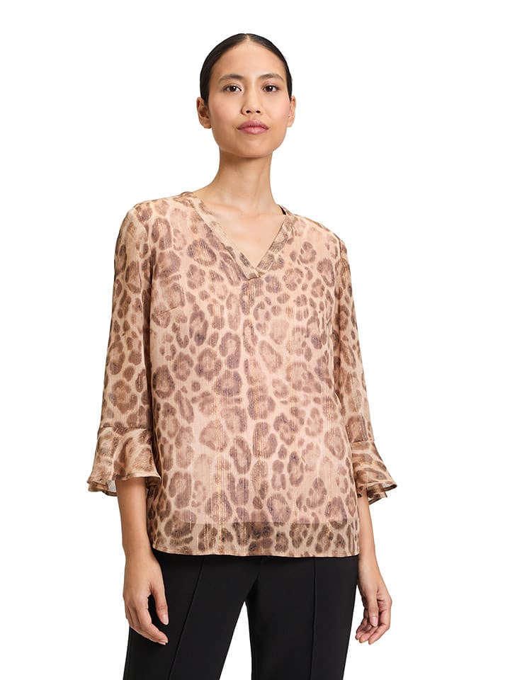 CARTOON Bluzka w kolorze jasnobrązowym rozmiar: 42