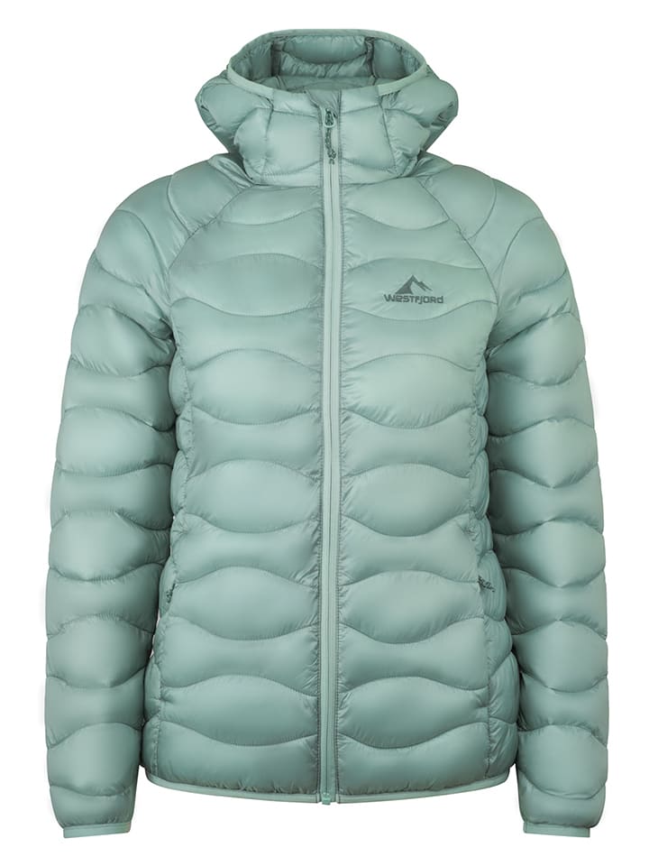 Westfjord Kurtka pikowana "Dynjandi" w kolorze turkusowym rozmiar: 3XL