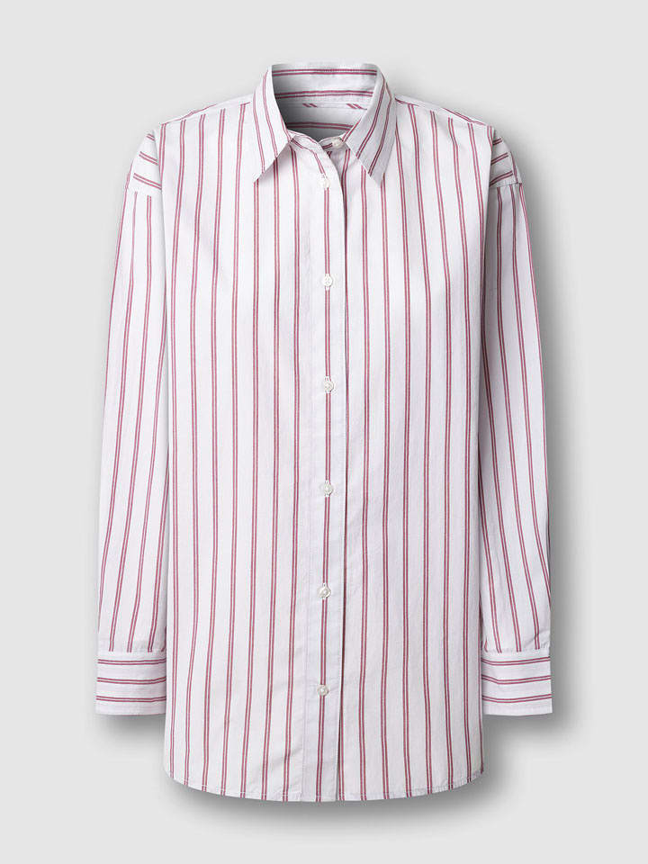 Pepe Jeans Koszula "Lenoir" w kolorze czerwono-białym rozmiar: S