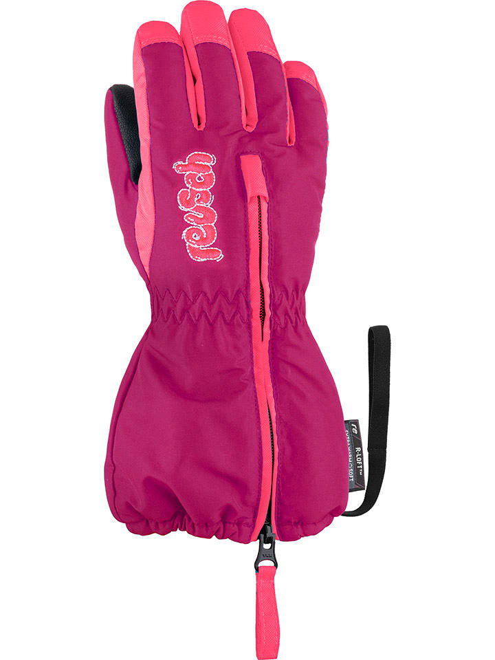 Reusch Rękawiczki funkcyjne "Tom" w kolorze różowym rozmiar: 4/5