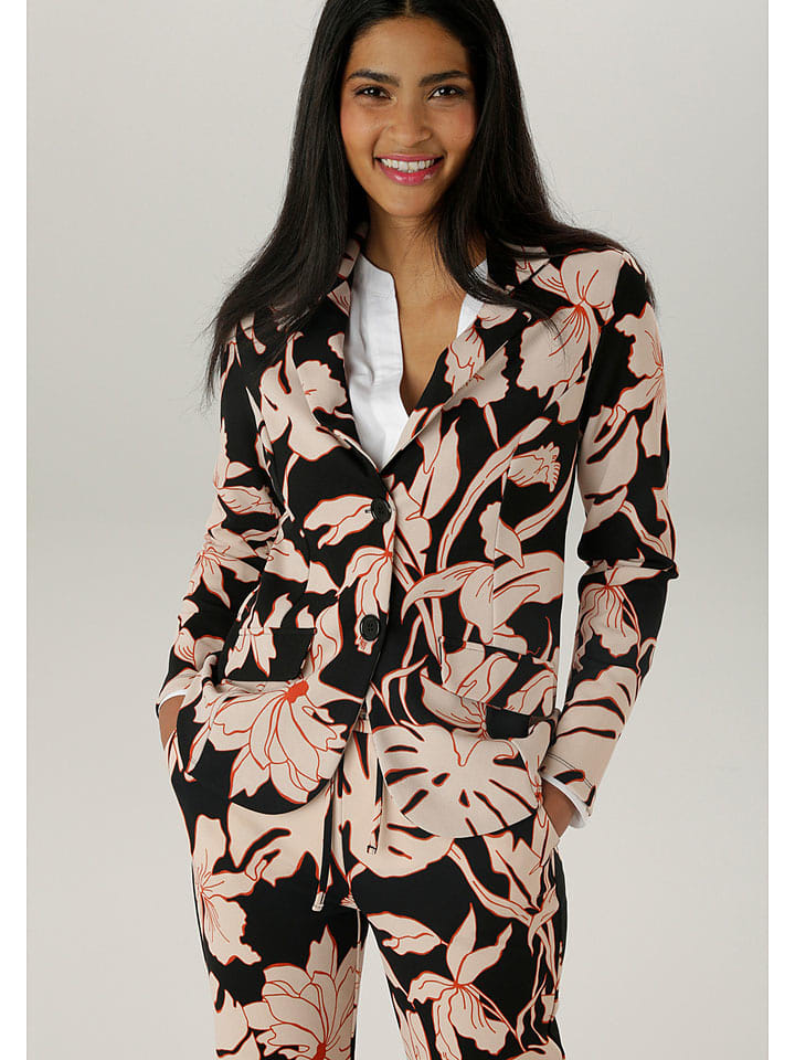 Aniston Blezer w kolorze czarno-jasnoróżowym rozmiar: 40